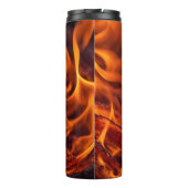 Flammenmakro Thermosbecher (Rückseite)