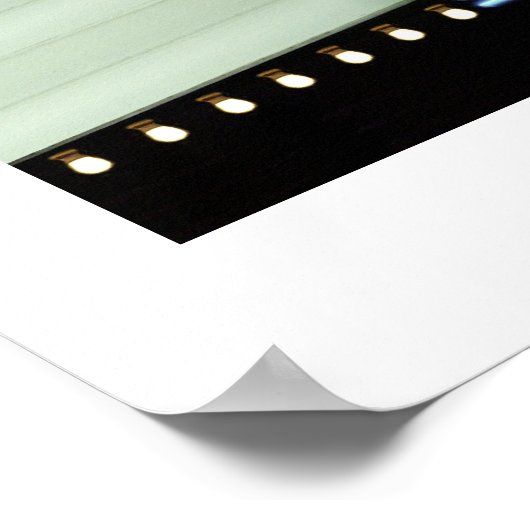 Flammenmarquee-Print Poster (Ecke)