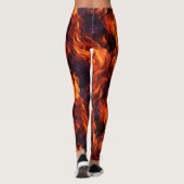 Flammenmuster Leggings (Rückseite)