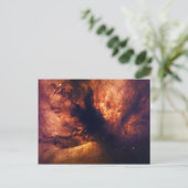 Flammennebel NGC 2024 Orion-Gürtel Postkarte (Stehend Vorderseite)