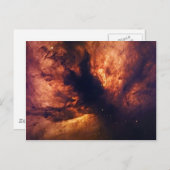 Flammennebel NGC 2024 Orion-Gürtel Postkarte (Vorne/Hinten)