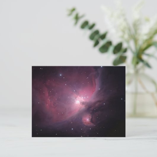 Flammennebel Postkarte (Stehend Vorderseite)