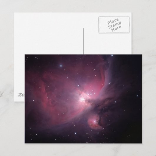 Flammennebel Postkarte (Vorne/Hinten)