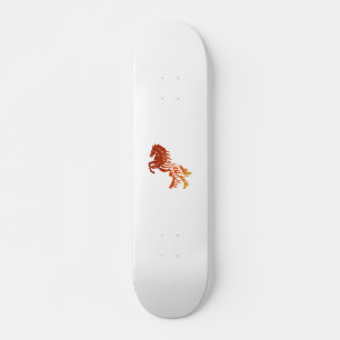 Flammenpferd - Farbe auswählen Skateboard