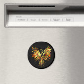 Flammenphoenix-Magnet Magnet (In Situ (Geschirrspüler))