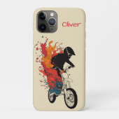 Flammenreiter Case-Mate iPhone Hülle (Rückseite)