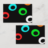 Flammenringe Visitenkarte (Vorne/Hinten)