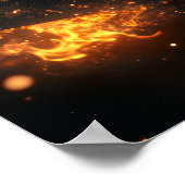 Flammensäule Poster (Ecke)