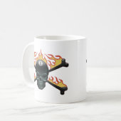 Flammenschädel 8 kaffeetasse (Vorderseite Links)