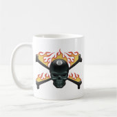 Flammenschädel 8 kaffeetasse (Links)