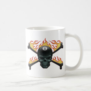 Flammenschädel 8 kaffeetasse