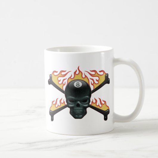 Flammenschädel 8 kaffeetasse (Rechts)