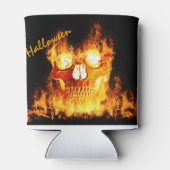 Flammenschädel Dosenkühler (Rückseite)