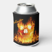 Flammenschädel Dosenkühler (Kanne Rückseite)