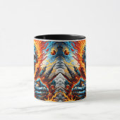 Flammenschädel-Gamer Tasse (Zentrum)