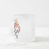Flammenschädel Mattglastasse (Vorderseite Links)