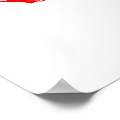 Flammenschädel Poster (Ecke)