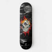 Flammenschädel Skateboard (Vorderseite)