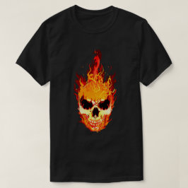 Flammenschädel T-Shirt