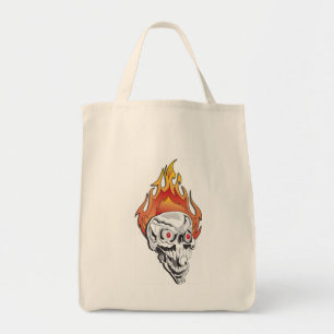 Flammenschädel Tragetasche