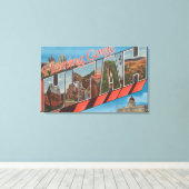 Flammenschlucht, Utah - Große Buchstabenszenen Leinwanddruck (Insitu (Holzboden))