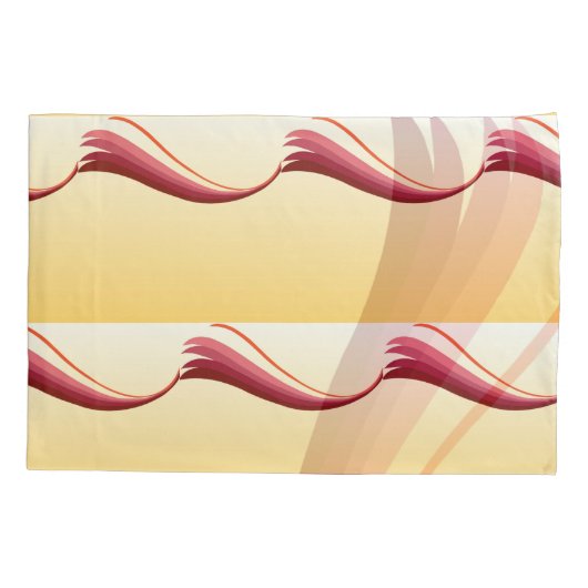 Flammenschlupfmuster Kissenbezug (Rückseite)