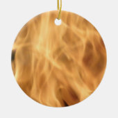 Flammenschmuck Keramik Ornament (Vorne)