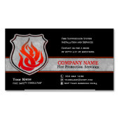 Flammenschutzschild Magnetic Magnetische Visitenkarte (Vorderseite)