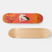 Flammenskateboard Skateboard (Horizontal)