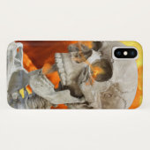 Flammenskelett Case-Mate iPhone Hülle (Rückseite (Horizontal))
