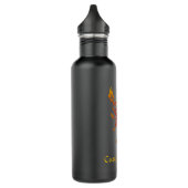 Flammenskorpion Edelstahlflasche (Links)