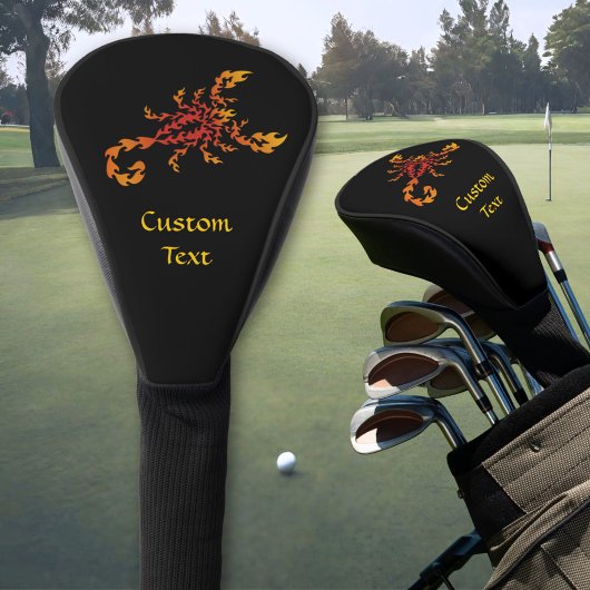 Flammenskorpion Golf Headcover