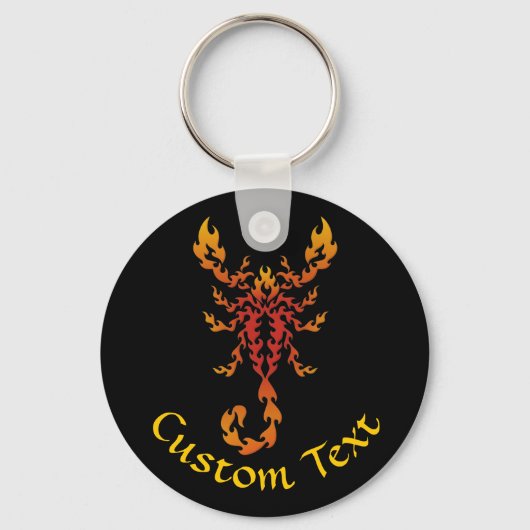 Flammenskorpion-Schlüsselanhänger Schlüsselanhänger (Vorderseite)