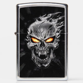 Flammenskull - Metalgravur Art #3