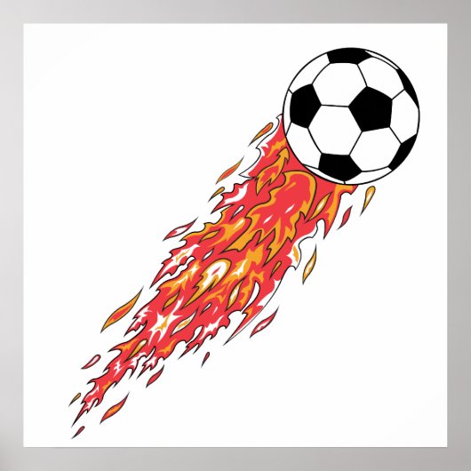 Flammensoccer Poster (Vorne)