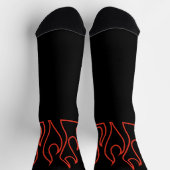 Flammensocken Socken (Oben)