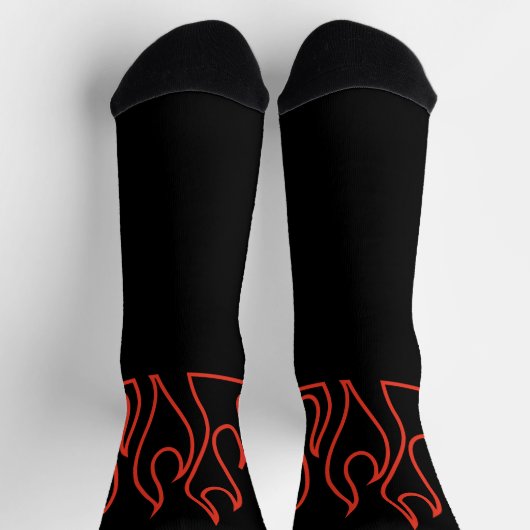 Flammensocken Socken (Oben)