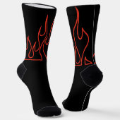 Flammensocken Socken (Gewinkelt)