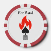 Flammenspade und Chips (Vorderseite)