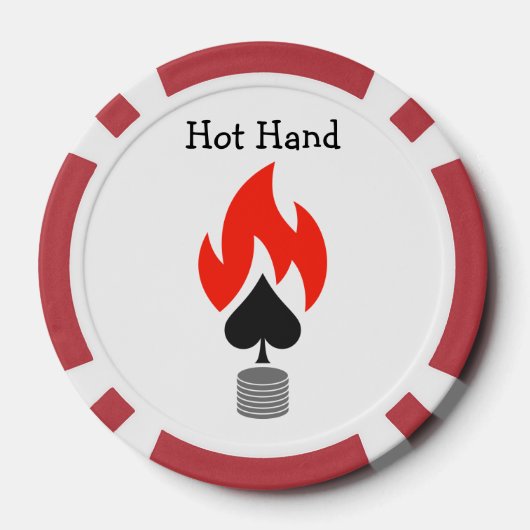 Flammenspade und Chips (Rückseite)