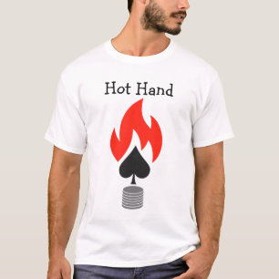 Flammenspade und Chips T-Shirt
