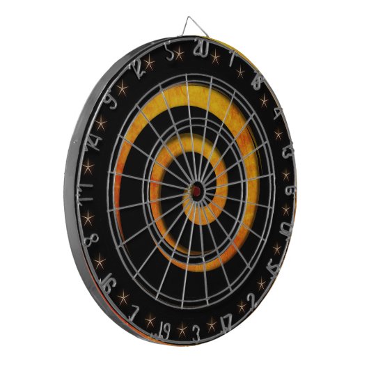 Flammenspiralregulierung Dartscheibe (Vorderseite Links)