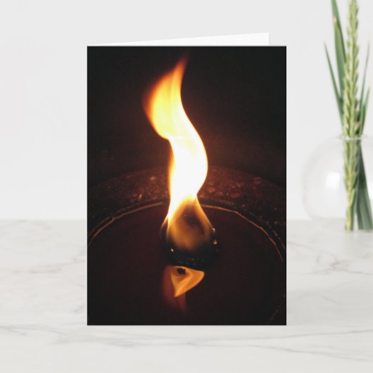 Flammentanz Karte (Vorderseite)