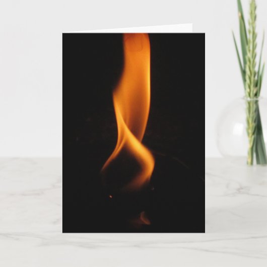 Flammentanzen Karte (Vorderseite)