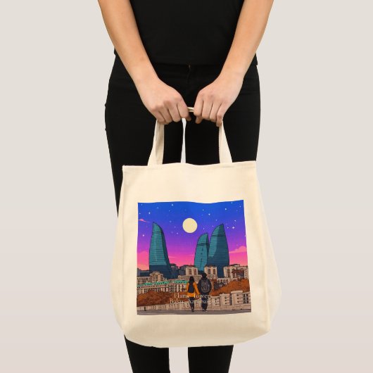 Flammentürme Tosacktasche Tragetasche (Vorderseite (Produkt))