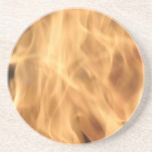 FlammenUntersetzer Sandstein Untersetzer (Vorne)