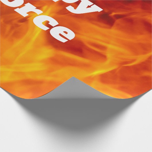 Flammenweispapier Geschenkpapier (Ecke)