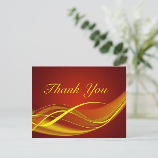 Flammenwelle Postkarte (Stehend Vorderseite)