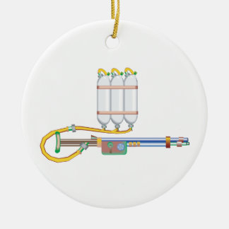 Flammenwerfer Keramik Ornament
