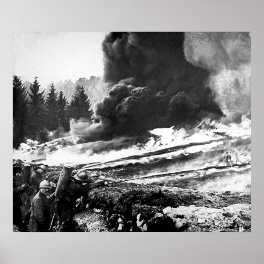 Flammenwerfer Poster (Vorne)